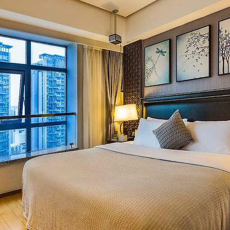 Chengdu Cloud Service Apartment Chunxi Taikoo Branch Dış mekan fotoğraf