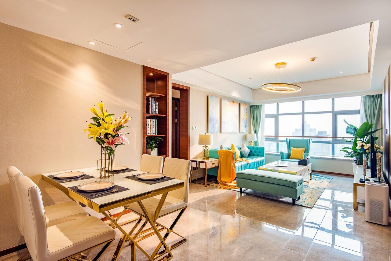 Chengdu Cloud Service Apartment Chunxi Taikoo Branch Dış mekan fotoğraf