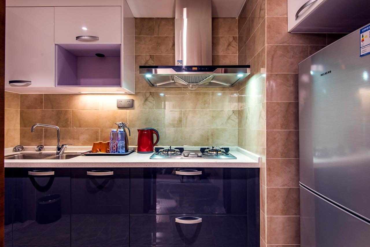 Chengdu Cloud Service Apartment Chunxi Taikoo Branch Dış mekan fotoğraf