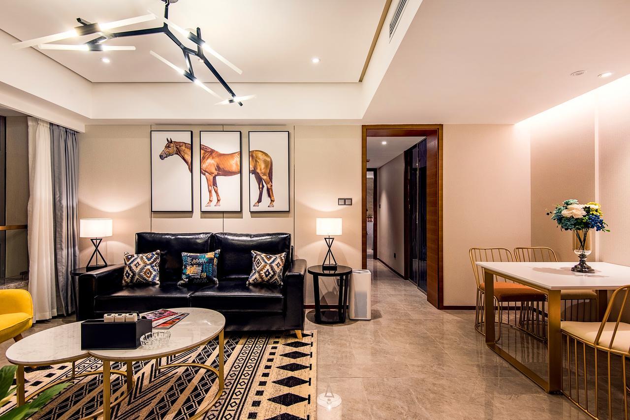 Chengdu Cloud Service Apartment Chunxi Taikoo Branch Dış mekan fotoğraf
