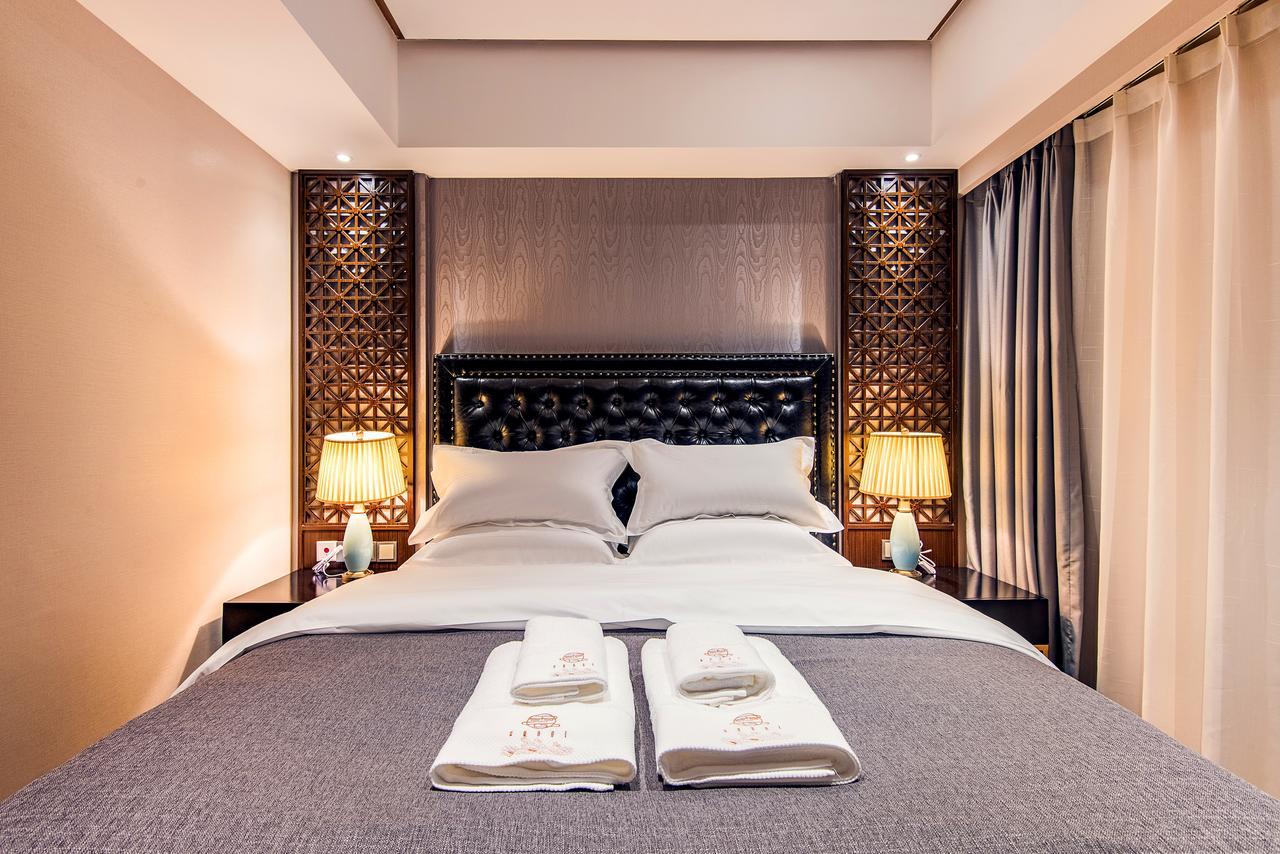 Chengdu Cloud Service Apartment Chunxi Taikoo Branch Dış mekan fotoğraf