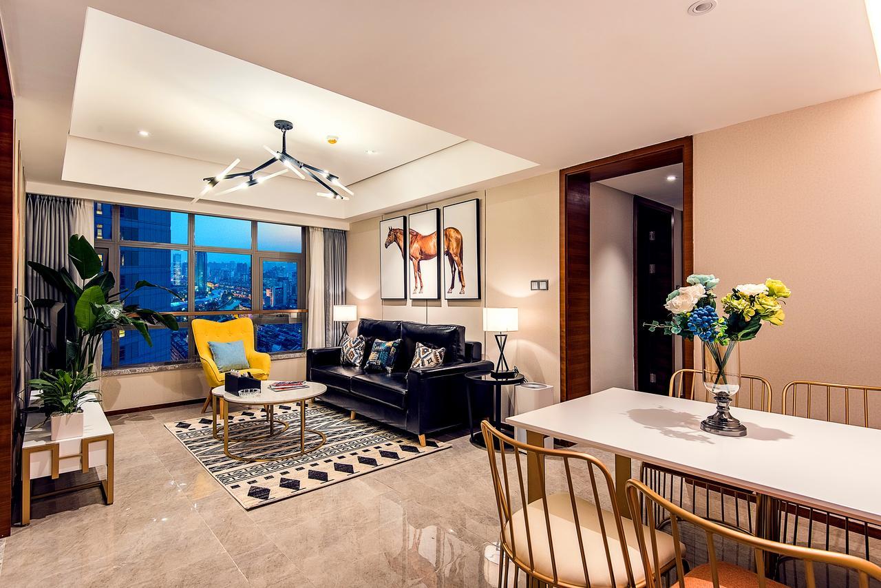 Chengdu Cloud Service Apartment Chunxi Taikoo Branch Dış mekan fotoğraf