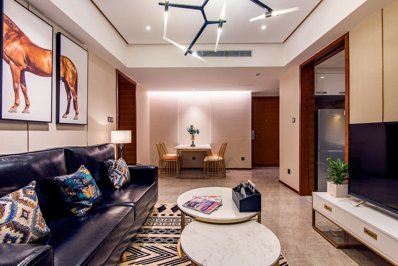Chengdu Cloud Service Apartment Chunxi Taikoo Branch Dış mekan fotoğraf