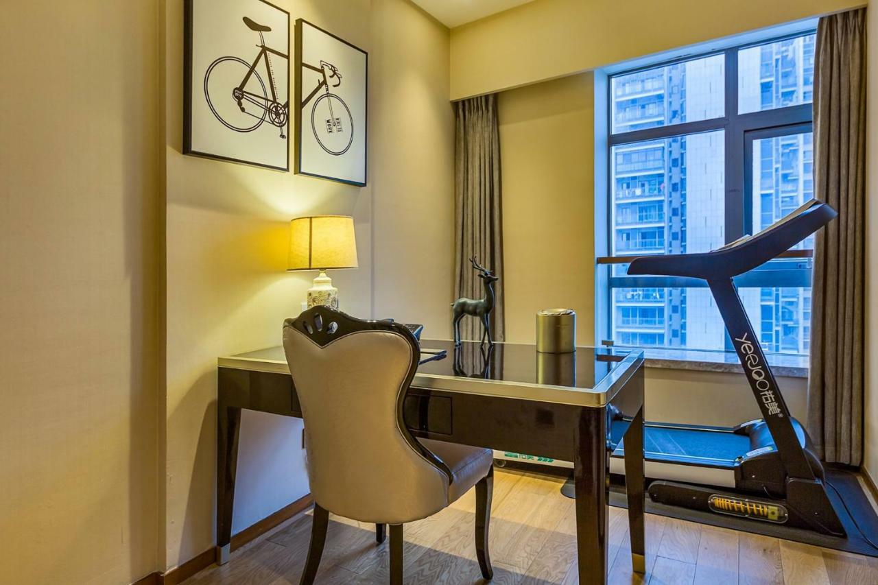 Chengdu Cloud Service Apartment Chunxi Taikoo Branch Dış mekan fotoğraf