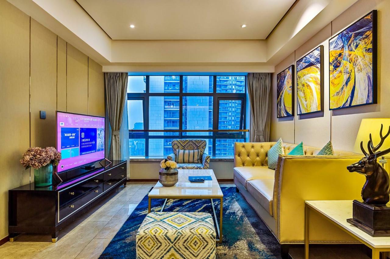 Chengdu Cloud Service Apartment Chunxi Taikoo Branch Dış mekan fotoğraf